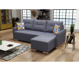 Rohová sedacia súprava Padova P čierna