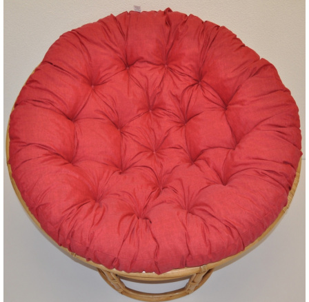Vankúš deluxe pre kreslo papasan 100 cm - bordová látka