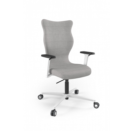 Kancelárske otočné kreslo ZODIAC PLUS , biele Deco 18 veľkosť 7