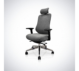 Ergonomická kancelárska stolička tmavosivá AXIS
