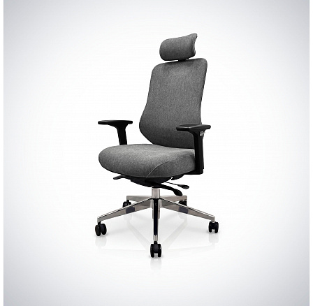 Ergonomická kancelárska stolička tmavosivá AXIS