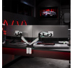 Dvojitý držiak na monitory 49 palcov, bielo-čierny X-Arm Dual RGB