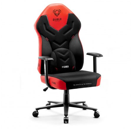 Herné kreslo X Gamer 2.0 Normálna veľkosť, tmavo červené