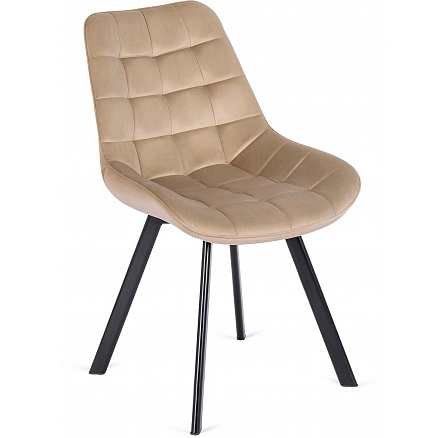 Stolička RICK Béžová Zamatová