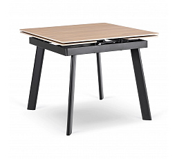 Stôl LARES Keramický Rozkladací 90-150 cm Dub/Čierny