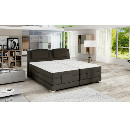 Posteľ - Boxspring - Wave, 180x200 cm, SOLAR 61