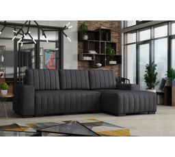 Rohová sedacia súprava Hakim P - falcone05/sivá