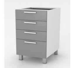 Kuchynská linka Natanya SZ60 4SZ sivý lesk