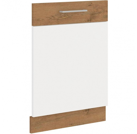 Panel pre umývačku riadu Vega ZM 713x596 dub lancelot/biely lesk