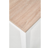 Jedálenský stôl KSAWERY, dub sonoma/biela