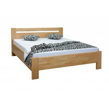 MATĚJ LUX (MATE LUX) 180 korpus - bez roštu - drevené lôžko BUK kolekcia "FN" (K150)