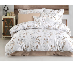 Flanelové francúzske obliečky 220x200, 70x90 Adalia natur