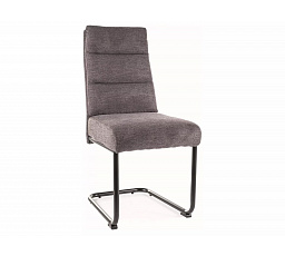 Jedálenská stolička BERRY, Brego Tmavo sivá 18/Čierna