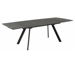 Stôl Blackburn 160/240 cm čierny