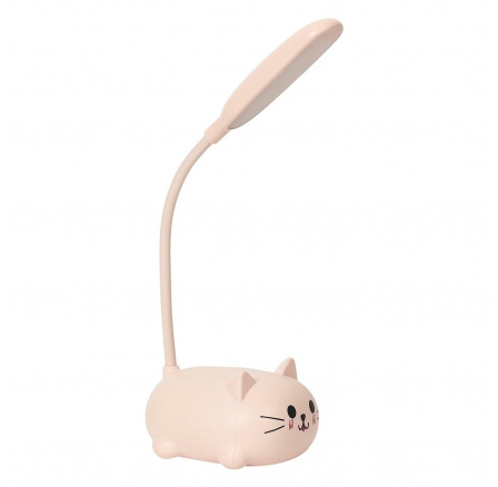 Ružová LED lampička Kitty
