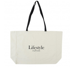 Taška shopper Lifestyle and More biela
