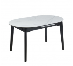Rozkladací stôl biely mramor 140-180x85 ST27-FXJG