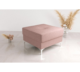 Taburet s kontajnerom 55x55 cm - ružová