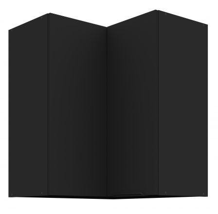 Horná skrinka SIENA - 60x60 GN-72 2F (90°), Čierna mat/Čierna mat