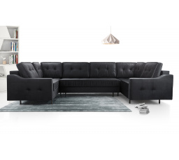 Rohová sedacia súprava AKITA U, Monolith 97