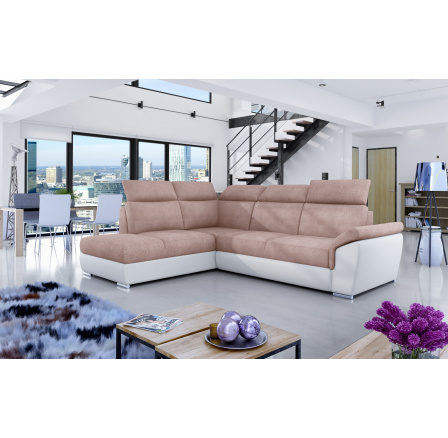 Rohová sedacia súprava LORETO, Omega 91/Soft 17, ľavá