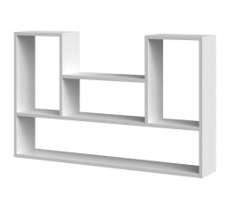 Regál Brody 4P, biela