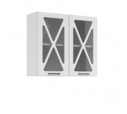 Kuchynská horná skrinka IRMA G80-2W-H72, Biela matná