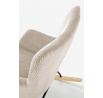 Hojdacie kreslo BELMIRO, Krémová