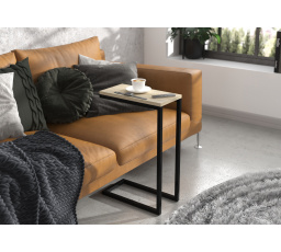 Bočný stolík SPARK Black+Sonoma