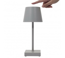 Lampka Blanca stołowa LED dotykowa szara