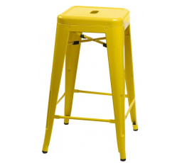 Hoker Paris 75cm. żółty insp. Tolix