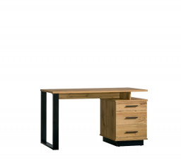 Systém "LAMELO" LA8 (Písací stôl 3S) - Farba: čierna