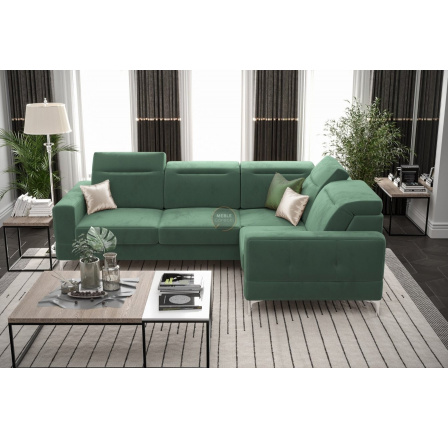 Rohová sedacia súprava MALIBU 250X180 cm - tmavá mäta, pravá Rohová sedacia súprava MALIBU 250X180 cm - tmavá mäta, pravá
