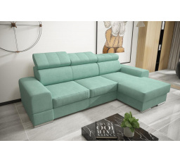 Rohová sedacia súprava ROYAL MINI 260×160 - mätová, pravá