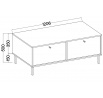 TV komoda Tomila 302/1, eukalyptus