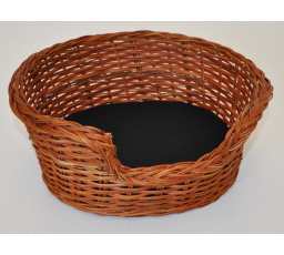 Prútená posteľ 33x27 cm s čalúnením