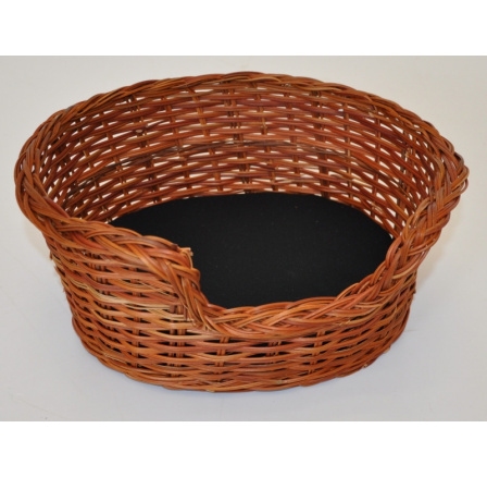 Prútená posteľ 33x27 cm s čalúnením