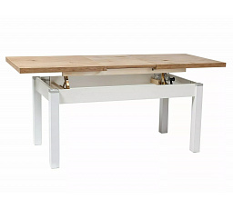 Konferenčný stôl KLEOPATRA, Dub Lancelot/Biely molomat