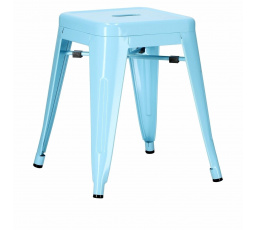 Stolička Paris modrá inšpirovaná Tolix