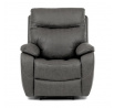 Polohovací křeslo, šedá, látka vintage, TV-4092 GREY3