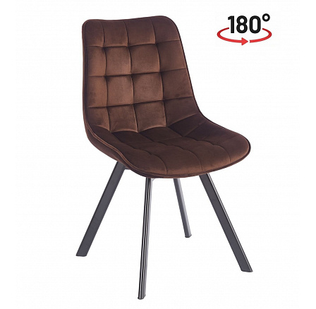 PREDPREDAJ -15% do 02.07! Stolička velvet - Riviera 28 hnedá KO265-FX