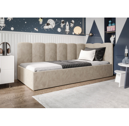 Posteľ SIMBA - béžová - T13, Pravá strana