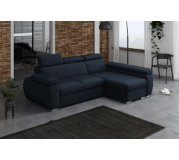 Rohová sedacia súprava Bodie pravá modrá