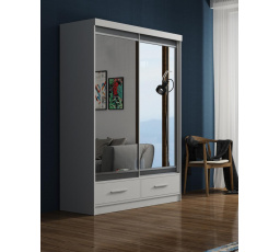 Šatní skriňa MARGITA 150, Dub sonoma