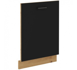 Kuchynské dvierka Molly ZM 713x596 čierna/dub artisan