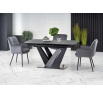 Jedálenský stôl PATRIZIO, tmavosivý