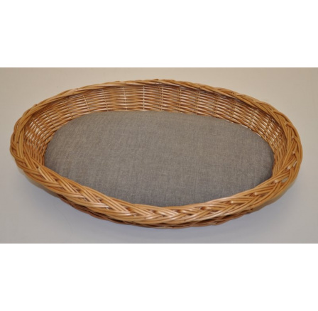 Oválna vŕbová posteľ - veľkosť M