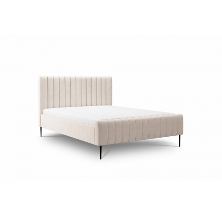 Čalúnená posteľ Nicole 140x200, Salvador /čierne nohy