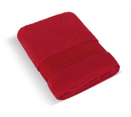 Froté uterák 50x100cm prúžok 450g červená