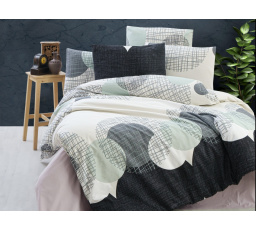 Krepový obliečka na vankúš Cosmic grey 70x90